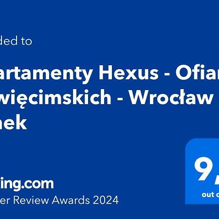 Apartamenty Hexus - Ofiar Oswiecimskich - Wroclaw Centrum Rynek 外观 照片